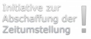 Zeitumstellung abschaffen