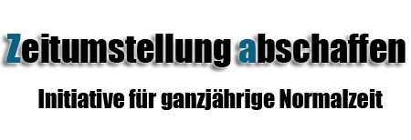 logoa Zeitumstellung abschaffen